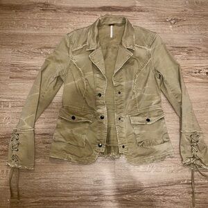 Free People | Free People Brown Cargo Utility Jacket